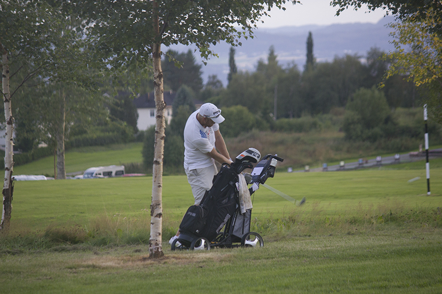 Andreas Stålby signerte for 6 birdies og én eagle. Resten av runden var søppel