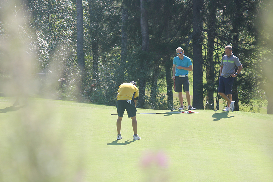 Kenneth Fjerstad krummet i denne putten for bogey